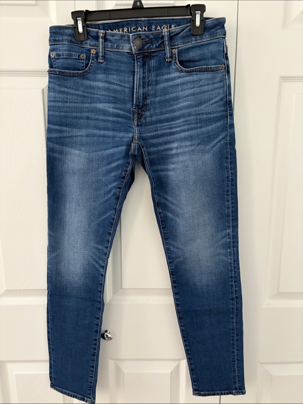 American Eagle Outfitters Men’s Skinny Jeans - Medium Blue Wash